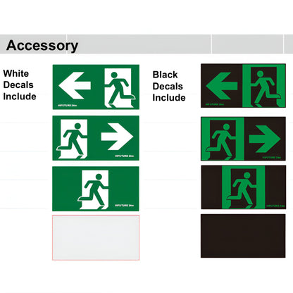 Reech LED Emergency Exit Light Surface-Mount & Rod - Mases LightingReechlighting