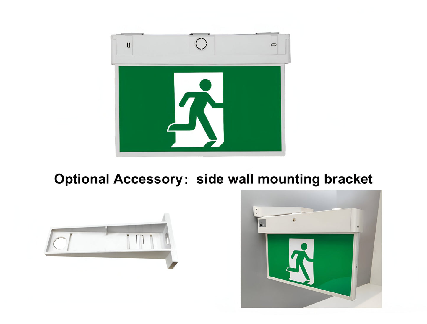 Reech LED Emergency Exit Light Surface-Mount Wall & Ceiling - Mases LightingReechlighting