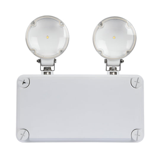 Reech Led Emergency Twinspot Luminaire Black/White - Mases LightingReechlighting