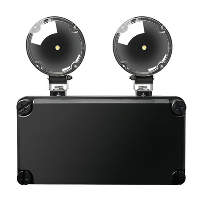 Reech Led Emergency Twinspot Luminaire Black/White - Mases LightingReechlighting