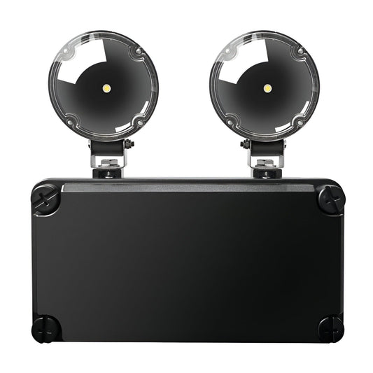 Reech Led Emergency Twinspot Luminaire Black/White - Mases LightingReechlighting