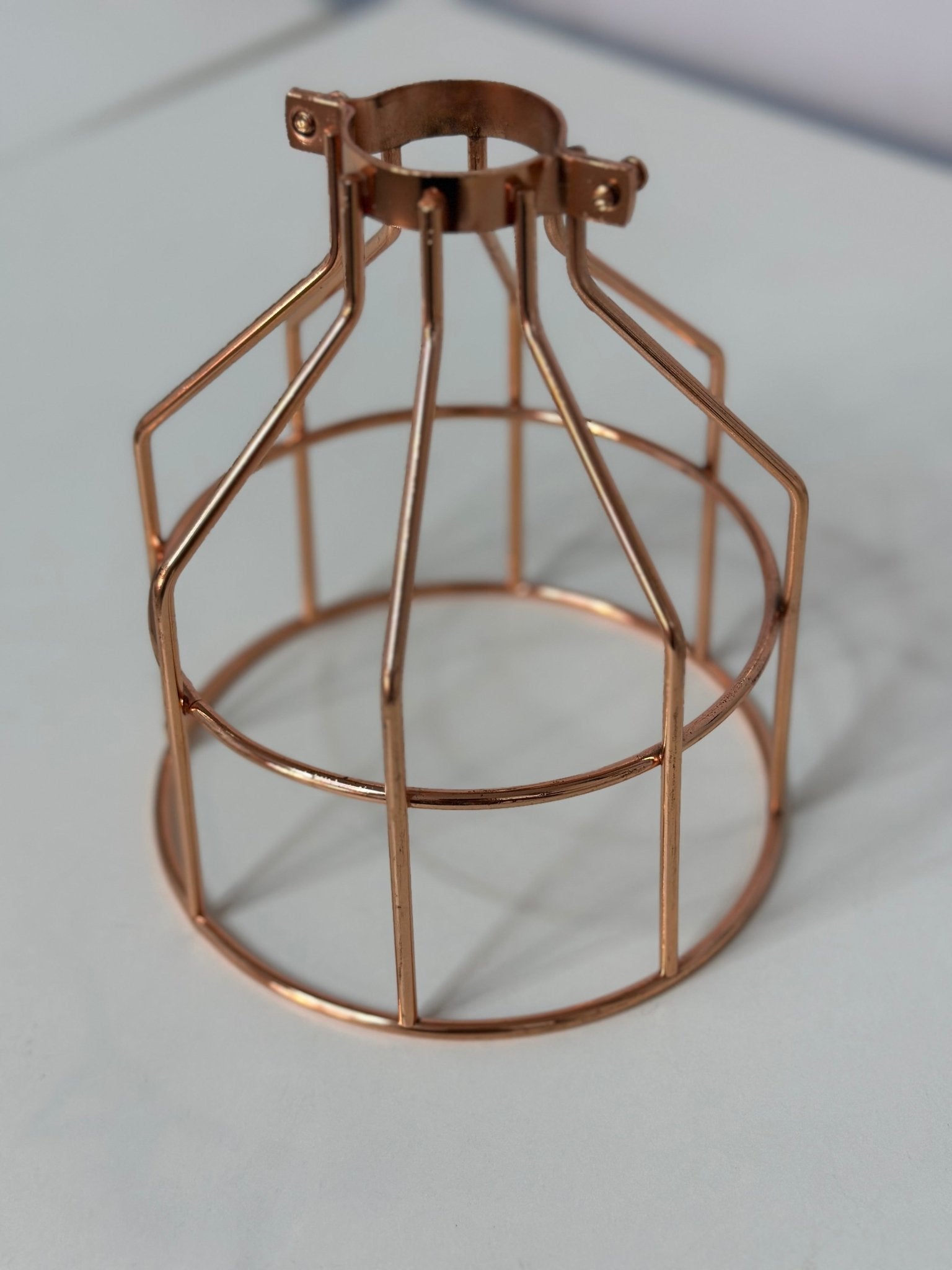 Retro Pendant Copper Wire Cage Shade Vintage Industrial - Mases LightingMercator