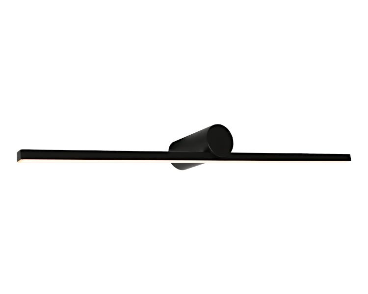 Roka LED Vanity Light White, Black, Chrome or Brass - Mases LightingCougar Lighting