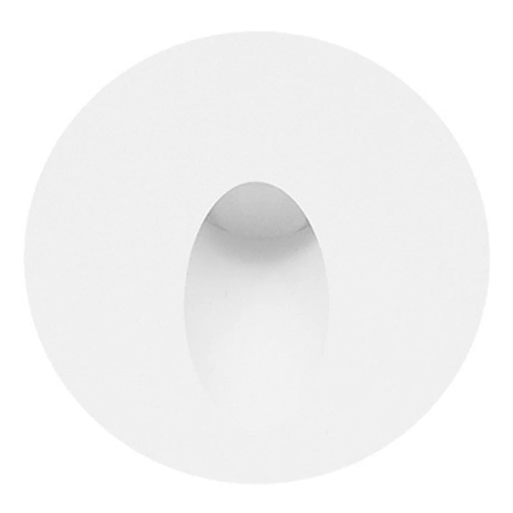 Round LED Step Light 3w 3000k in White or Black