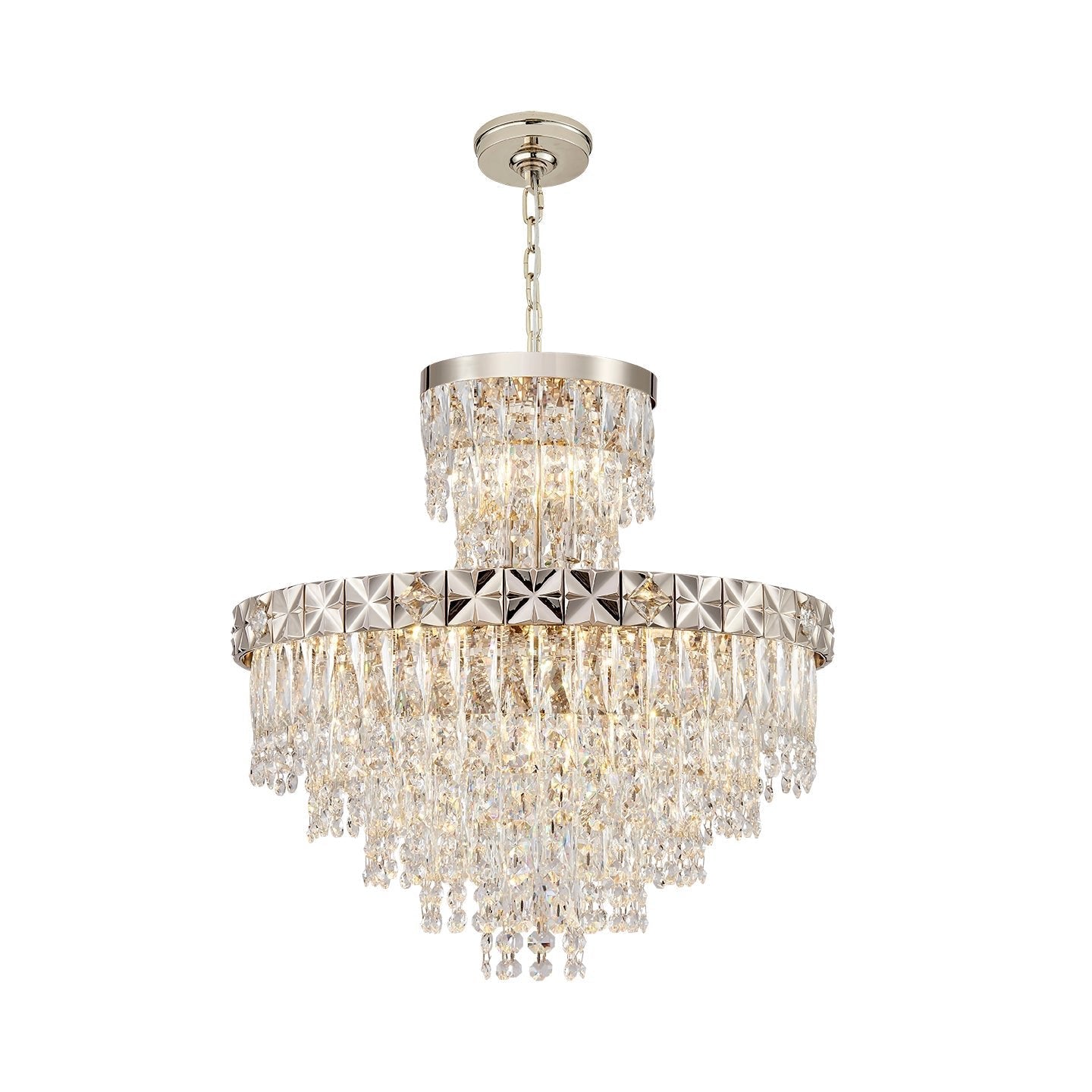 Ruby Crystal Chandelier - Mases LightingLighting Creations