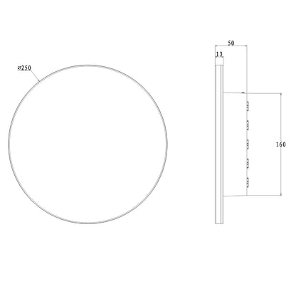 SAL Affinity indoor LED Wall Light 15w in Black or White SE7360TC - Mases LightingSAL