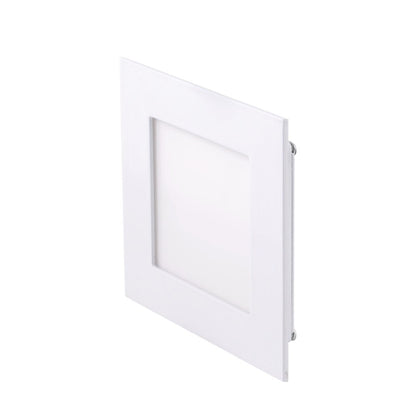 SAL Broom LED Step Light 3w in Satin Nickel, White - Mases LightingSAL