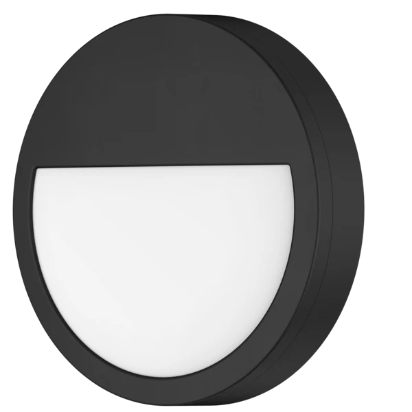 SAL Cooper III SE7192TC/BK 18W Round Profile IP65 LED Wall Light