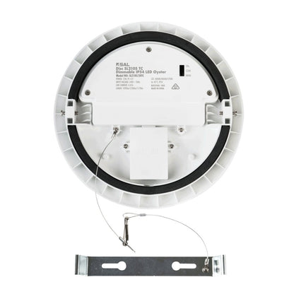 SAL Disc 30W LED Dimmable Oyster White / Tri - Colour - SL2105/40TC - Mases LightingSAL