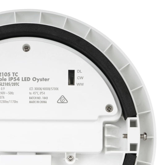 SAL MEMPHIS ROUND SL9719RD LED Weatherproof 4000K White 22W 240V IP65 - SL9719RD, SL9719RD/C - Mases LightingSAL