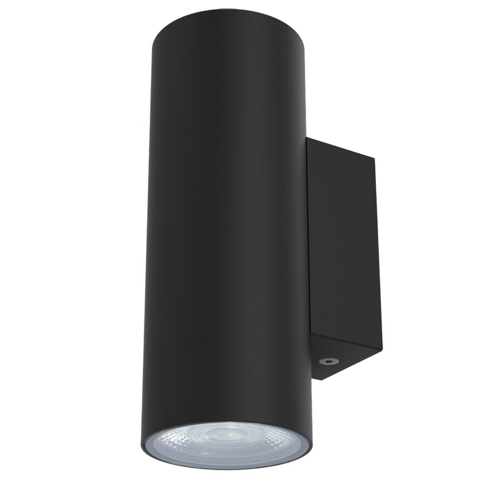 SAL New Bondi II 2 x 5W LED Up / Down Wall Pillar Light Black / Tri - Colour - SL7224TC/BK - Mases LightingSAL