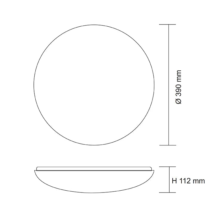 SAL OPAL SO3700/TC/DP2 Oyster Light - Mases LightingSAL