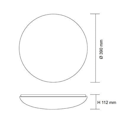 SAL OPAL SO3700/TC/DP2 Oyster Light - Mases LightingSAL
