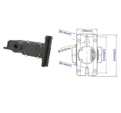 SAL PORT MKIII SHP210MP 70 - 310W IP66 LED Area Light - Mases LightingSAL