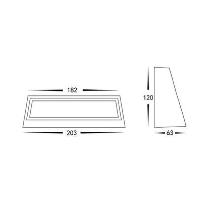 Shim LED Step Light Tri - Colour Surface Mounted in Black or White Havit Lighting - HV3278T - Mases LightingHavit Lighting