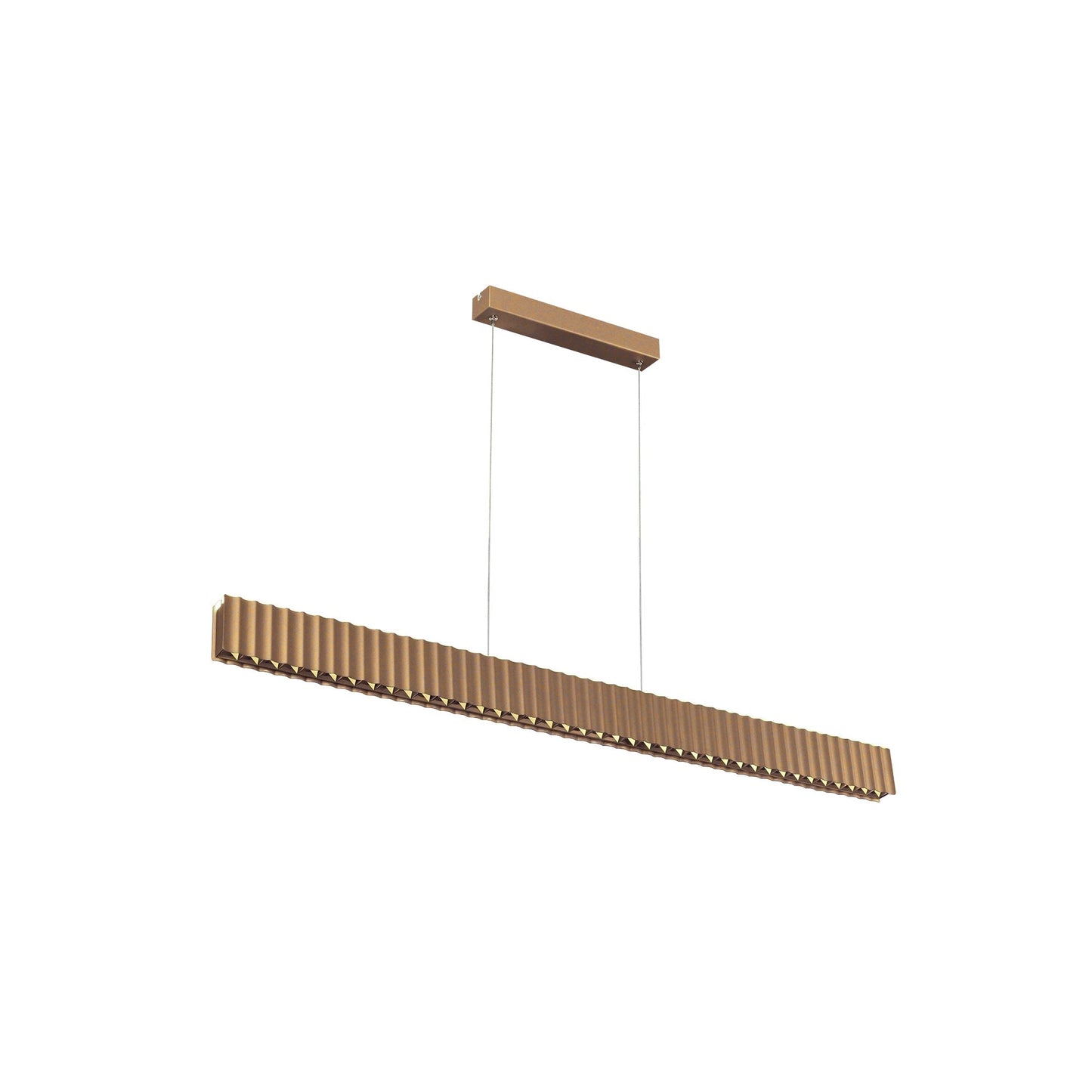 Skyline Brilliance Linear LED Pendant Light 78W 3000K in Black or White or Gold | Lighting Creations