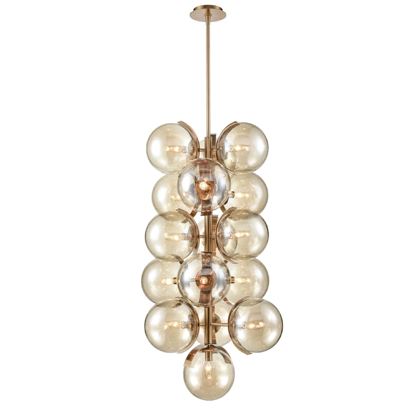 Sophie Pendant Light in Black or Brass | Lighting Creations - Mases LightingLighting Creations