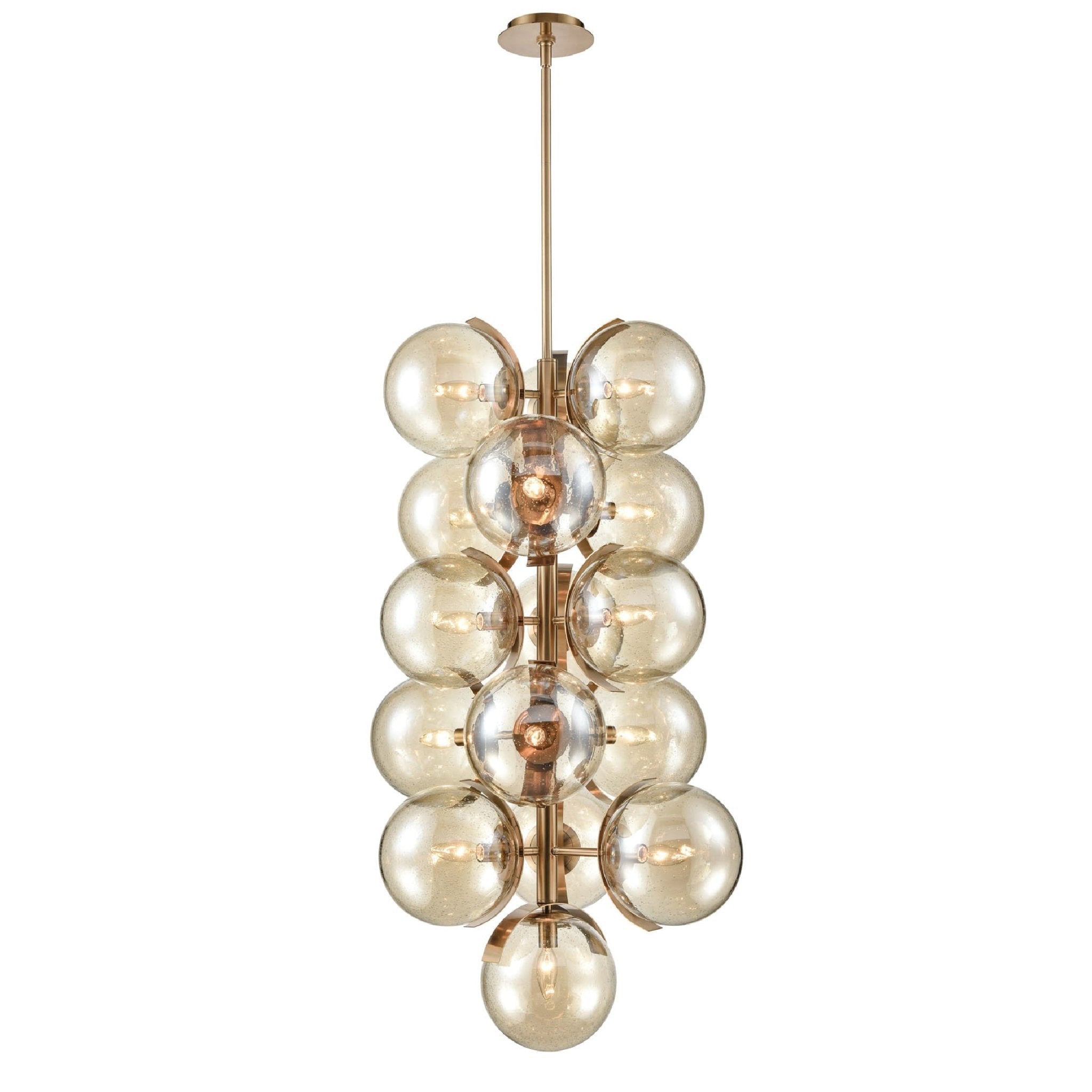 Sophie Pendant Light in Black or Brass | Lighting Creations - Mases LightingLighting Creations