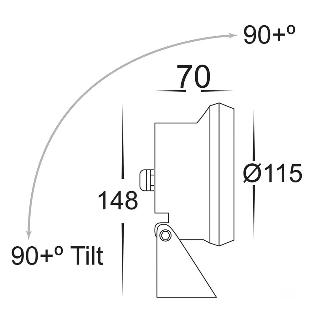 Sotto LED Pond/Garden Light CCT 15w 316 Stainless Steel Havit Lighting HV1494T