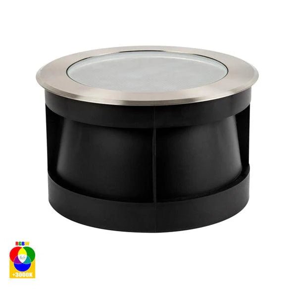 Split LED inground Light 18w RGBW in 316 Stainless Steel Havit Lighting - HV1845RGBW - Mases LightingHavit Lighting
