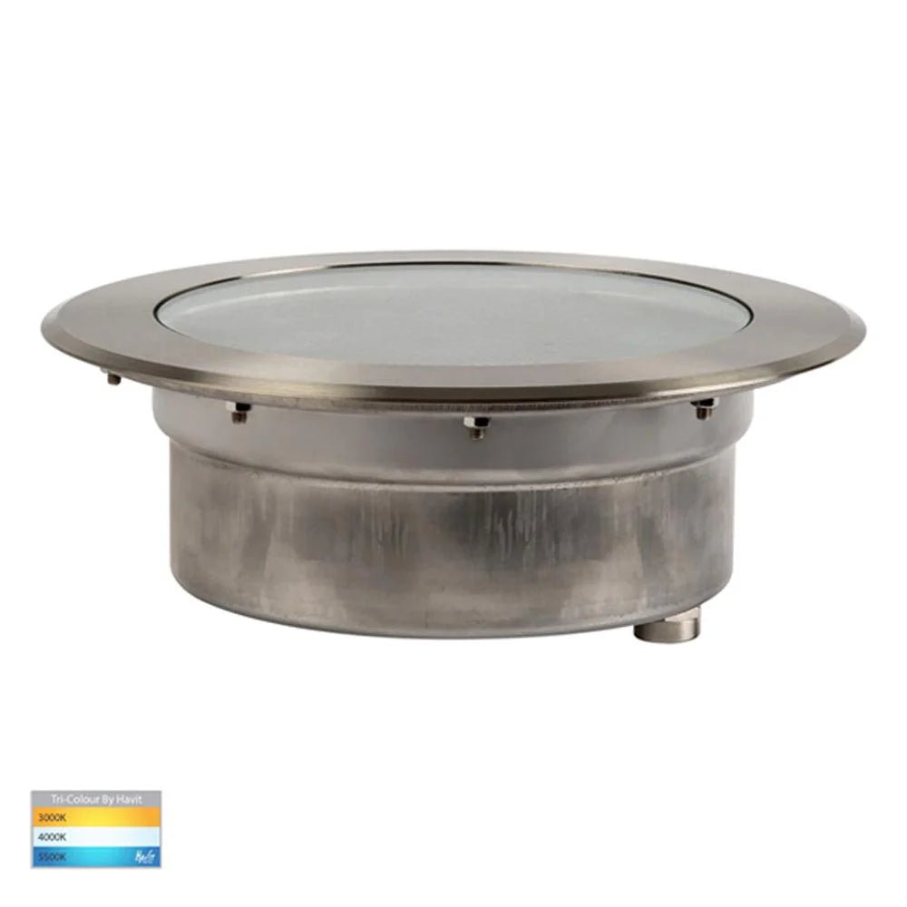 Split LED inground Light CCT 18w 316 Stainless Steel Havit Lighting - HV1845T - Mases LightingHavit Lighting