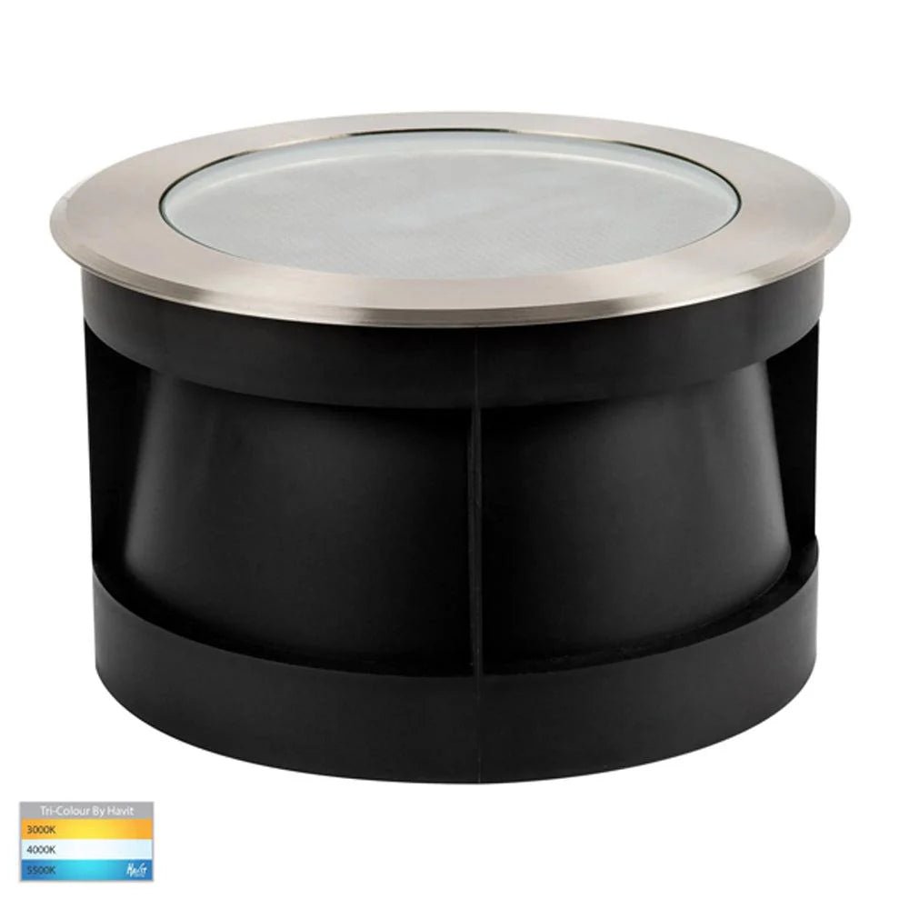 Split LED inground Light CCT 18w 316 Stainless Steel Havit Lighting - HV1845T - Mases LightingHavit Lighting