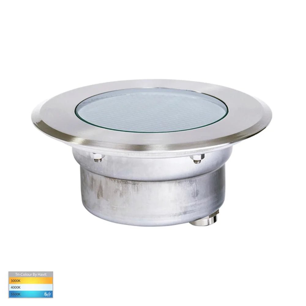 Split LED inground Light CCT 5w 316 Stainless Steel Havit Lighting - HV1842T