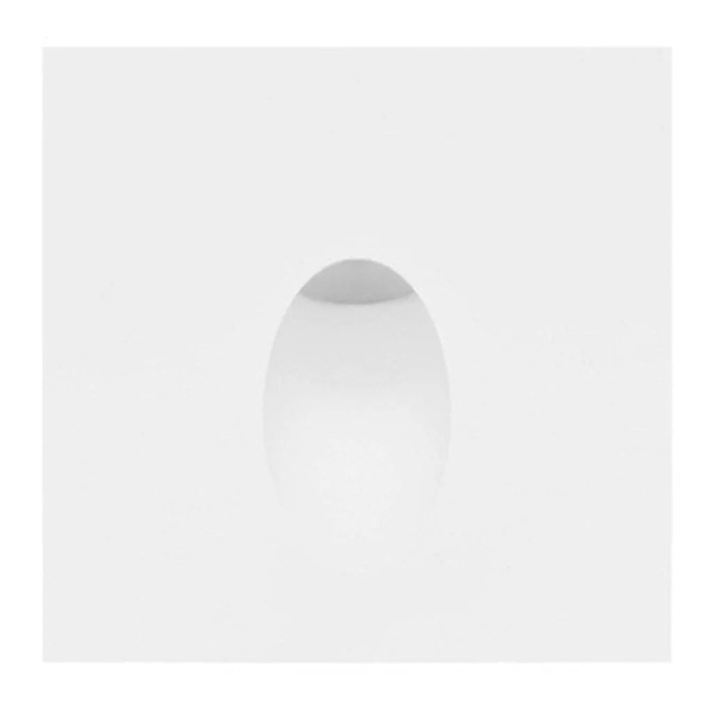 Square LED Step Light 3w 3000k in White or Black - Mases Lighting