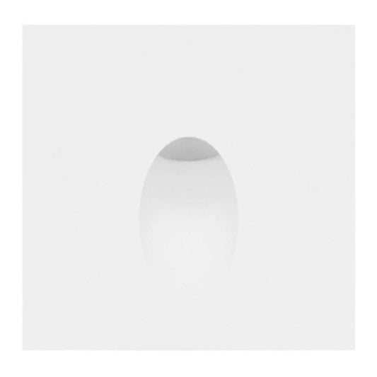 Square LED Step Light 3w 3000k in White or Black - Mases Lighting