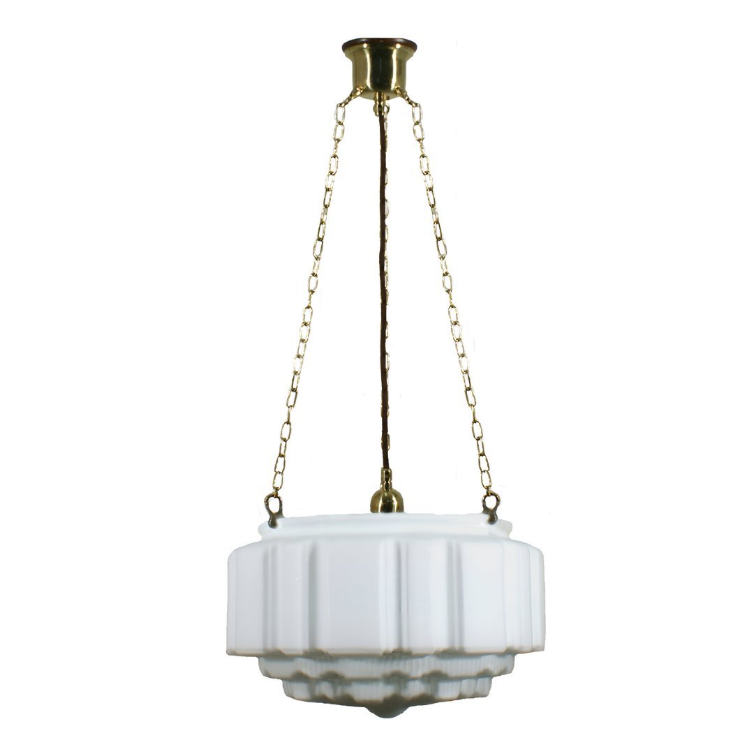 St Kilda 14" 3 Patina Chain Pendant Lighting