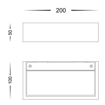 Sunrise Wall Light Plaster 150/200 LED White Havit Lighting - HV8069, HV8070 - Mases LightingHavit Lighting