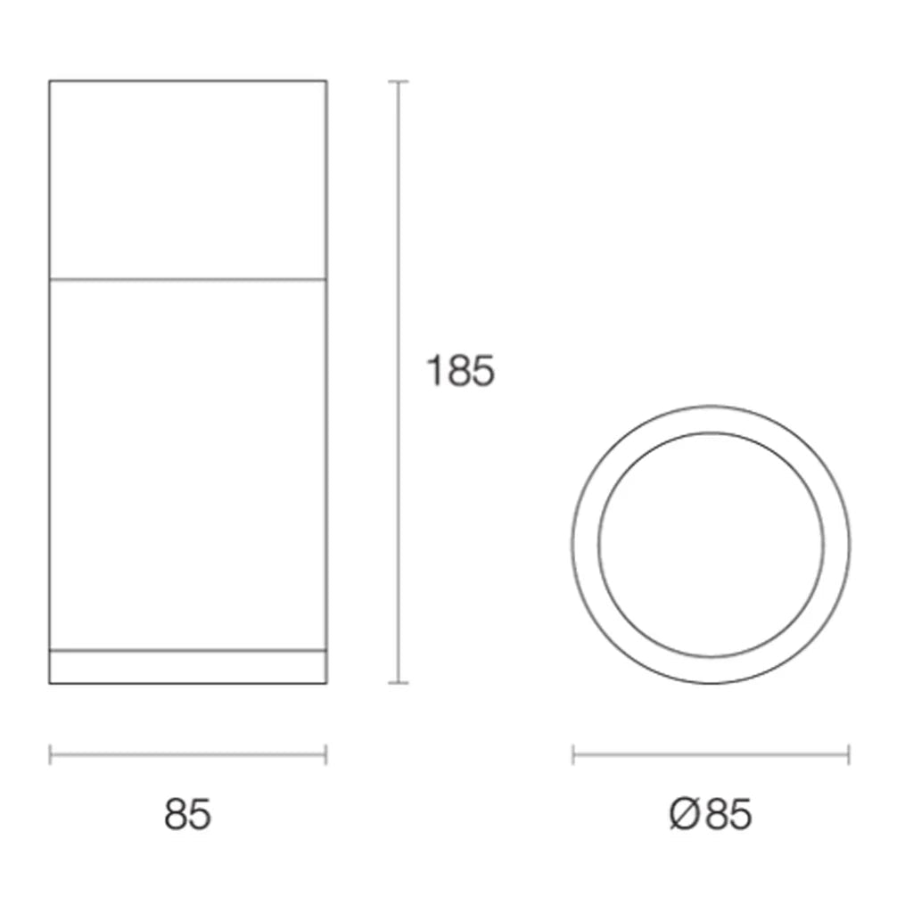 Surface Mounted LED Downlight 20w White, Black 2.7k, 3k. 4k. 5k CRI 90+ XSO20 Trend Lighting - Mases LightingTrend Lighting