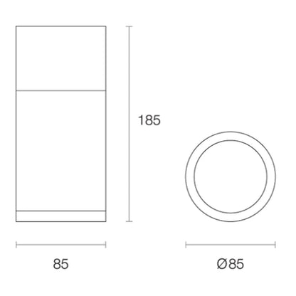 Surface Mounted LED Downlight 20w White, Black 2.7k, 3k. 4k. 5k CRI 90+ XSO20 Trend Lighting - Mases LightingTrend Lighting
