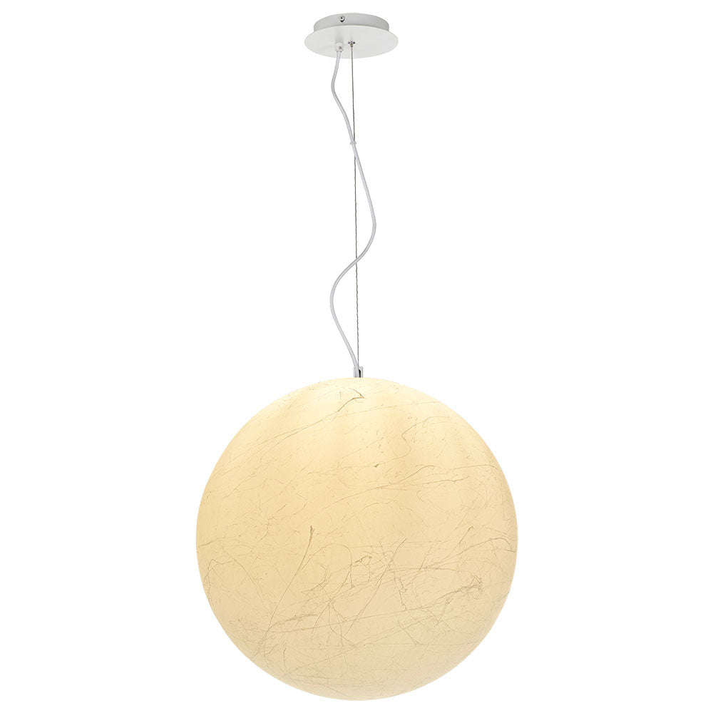 Tarvos 1 Light Pendant Large - TARVOS PE60-WH