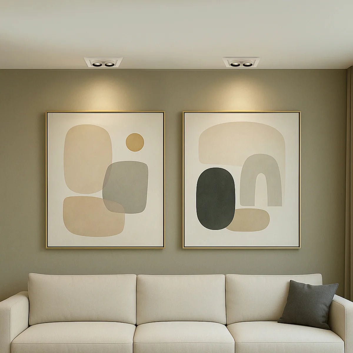 Telbix 2 4 6 Light LED Dimmable Downlight in White