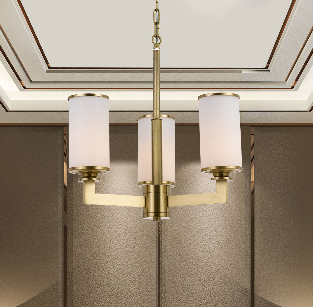 Telbix Ahern 3 Lights Pendant Solid Brass - Mases LightingTelbix