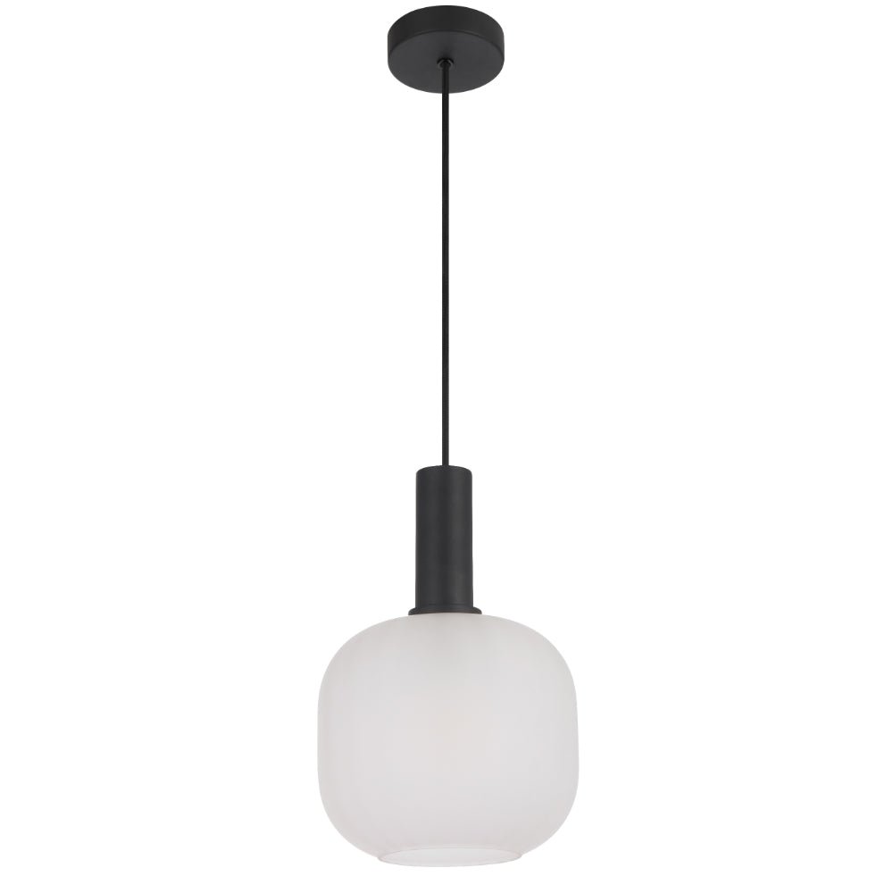 Telbix Aosta 20CM Pendant Light Black - AOSTA PE20-BKFR