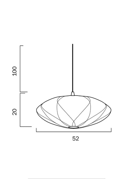 Telbix Aragon 75, 52, 35cm Light Pendant - White - Mases LightingTelbix