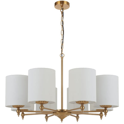 Telbix Argos 3 5 and 8 Light Pendant in Ivory or Black - Mases LightingTelbix