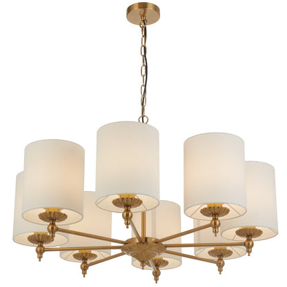 Telbix Argos 3 5 and 8 Light Pendant in Ivory or Black - Mases LightingTelbix