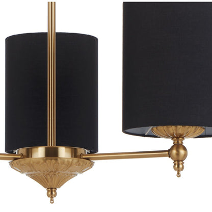 Telbix Argos 3 5 and 8 Light Pendant in Ivory or Black - Mases LightingTelbix