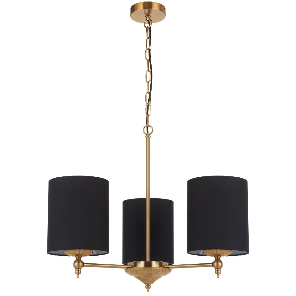 Telbix Argos 3 5 and 8 Light Pendant in Ivory or Black