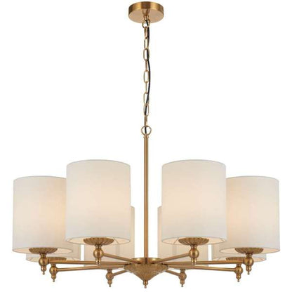 Telbix Argos 3 5 and 8 Light Pendant in Ivory or Black - Mases LightingTelbix