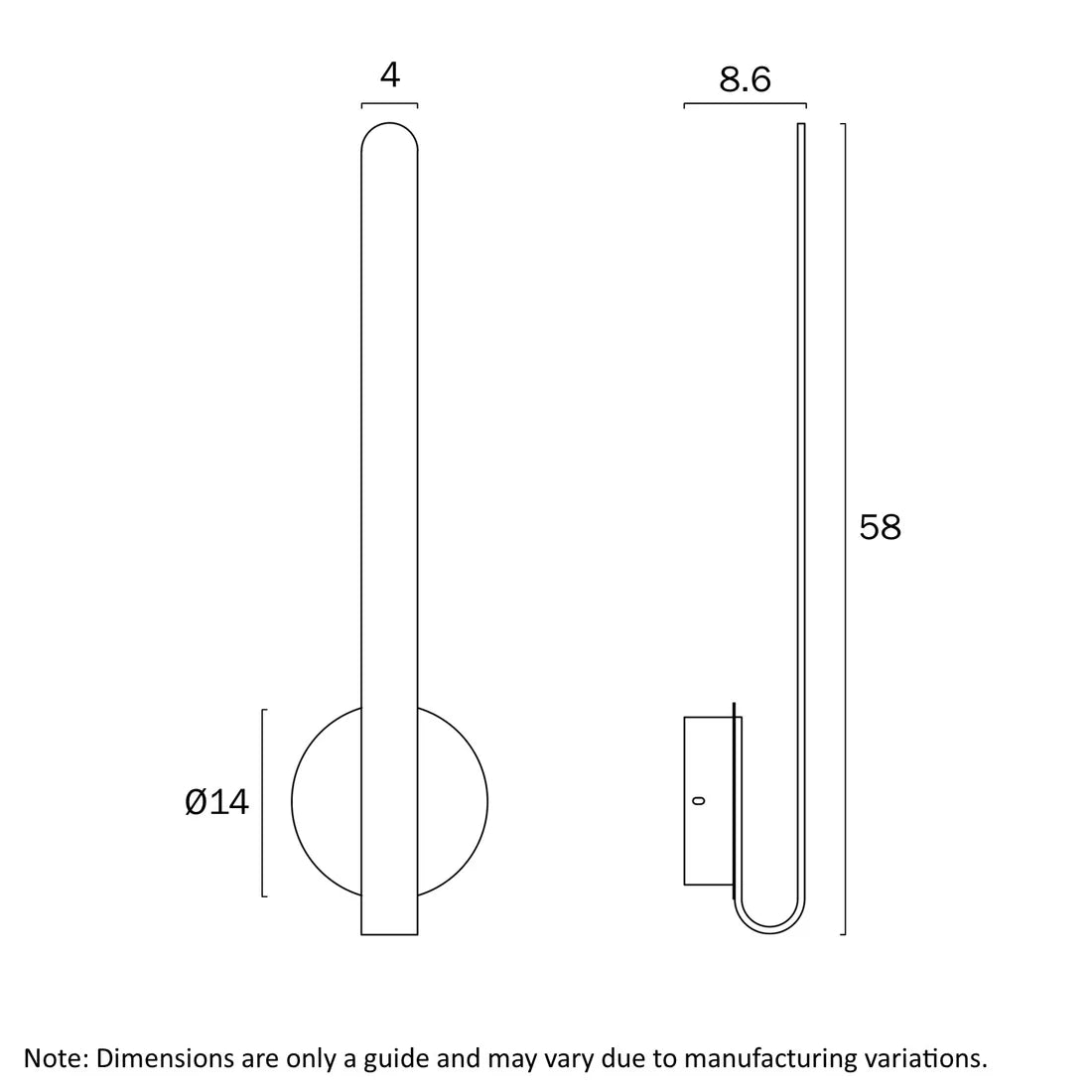 Telbix Atala 60 Wall Light - Mases LightingTelbix