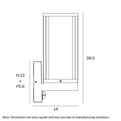 Telbix Belmin Exterior Sensor Wall Light - Mases LightingTelbix