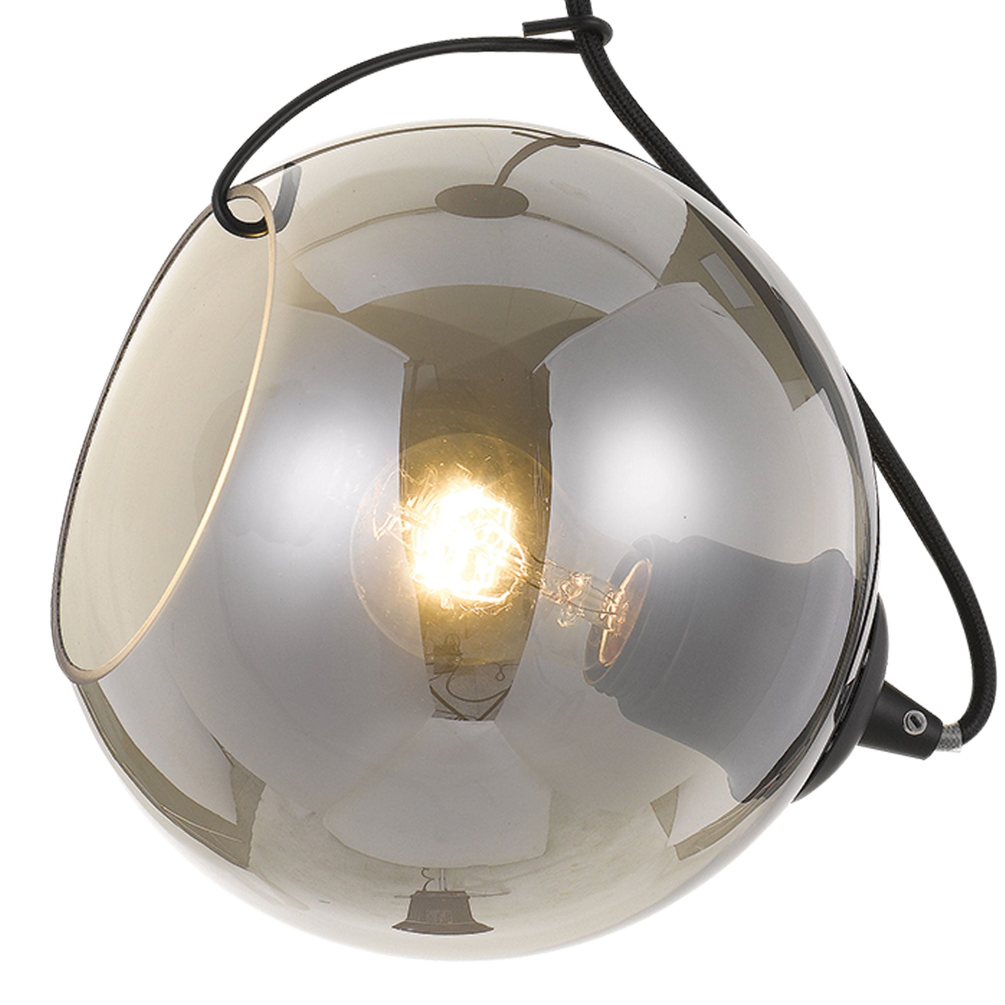 Telbix Bondi 40, 30, 20cm Lights Pendant - Smoke - Mases LightingTelbix