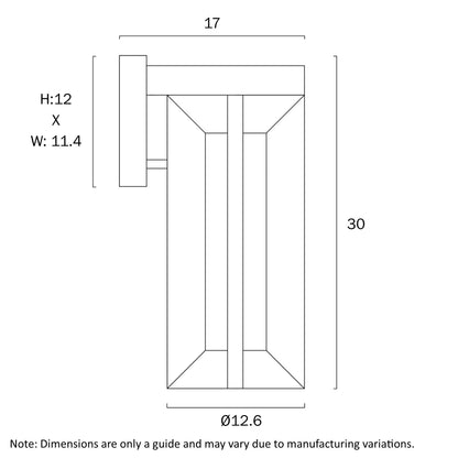 Telbix Brixon 30 Exterior Wall Lamp - Mases LightingTelbix