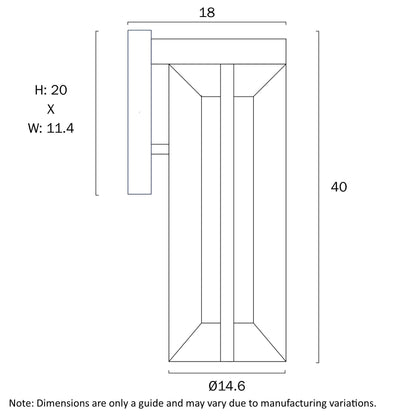 Telbix Brixon 40 Exterior Wall Lamp - Mases LightingTelbix