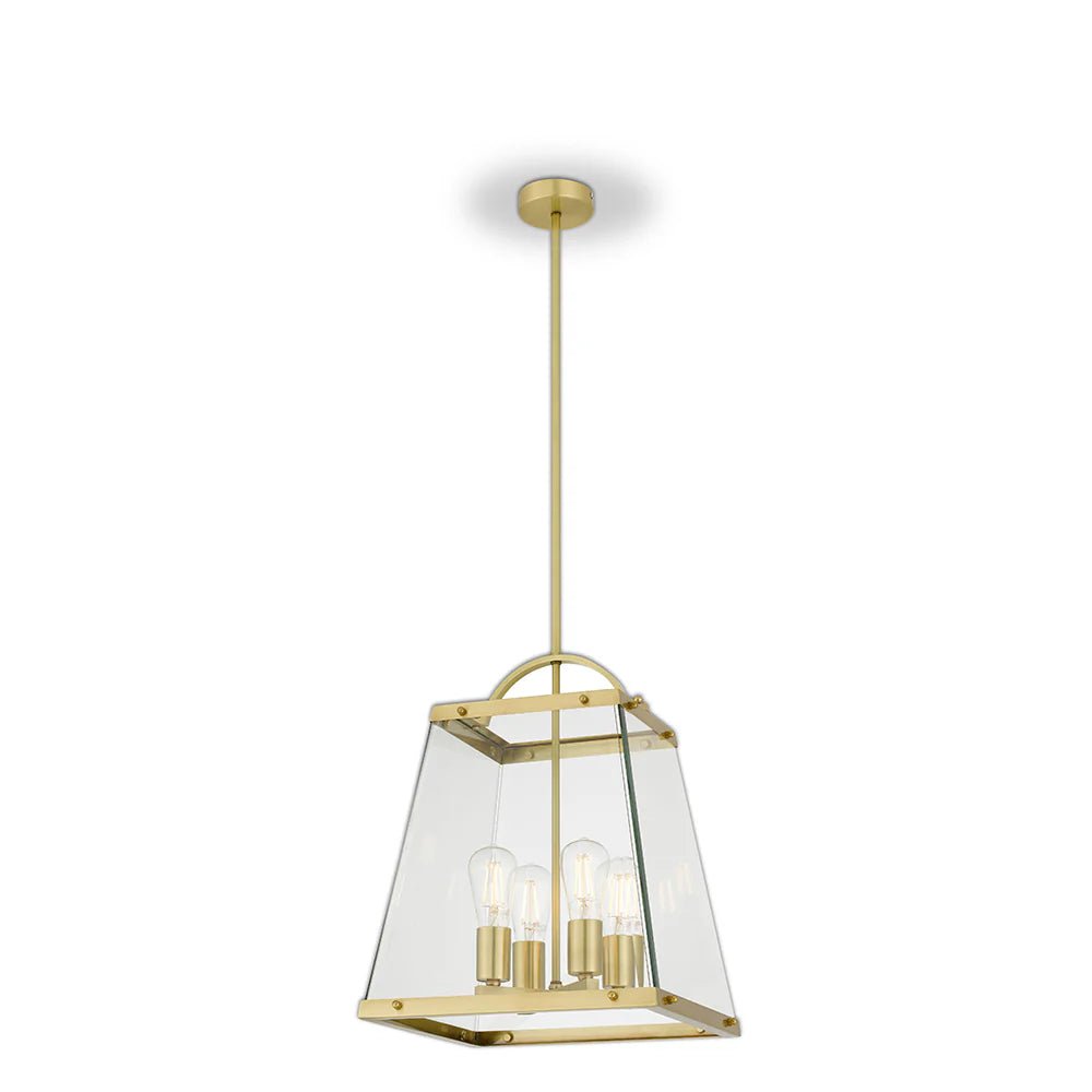 Telbix Colair 4 Lights Solid Brass Pendant - Mases LightingTelbix
