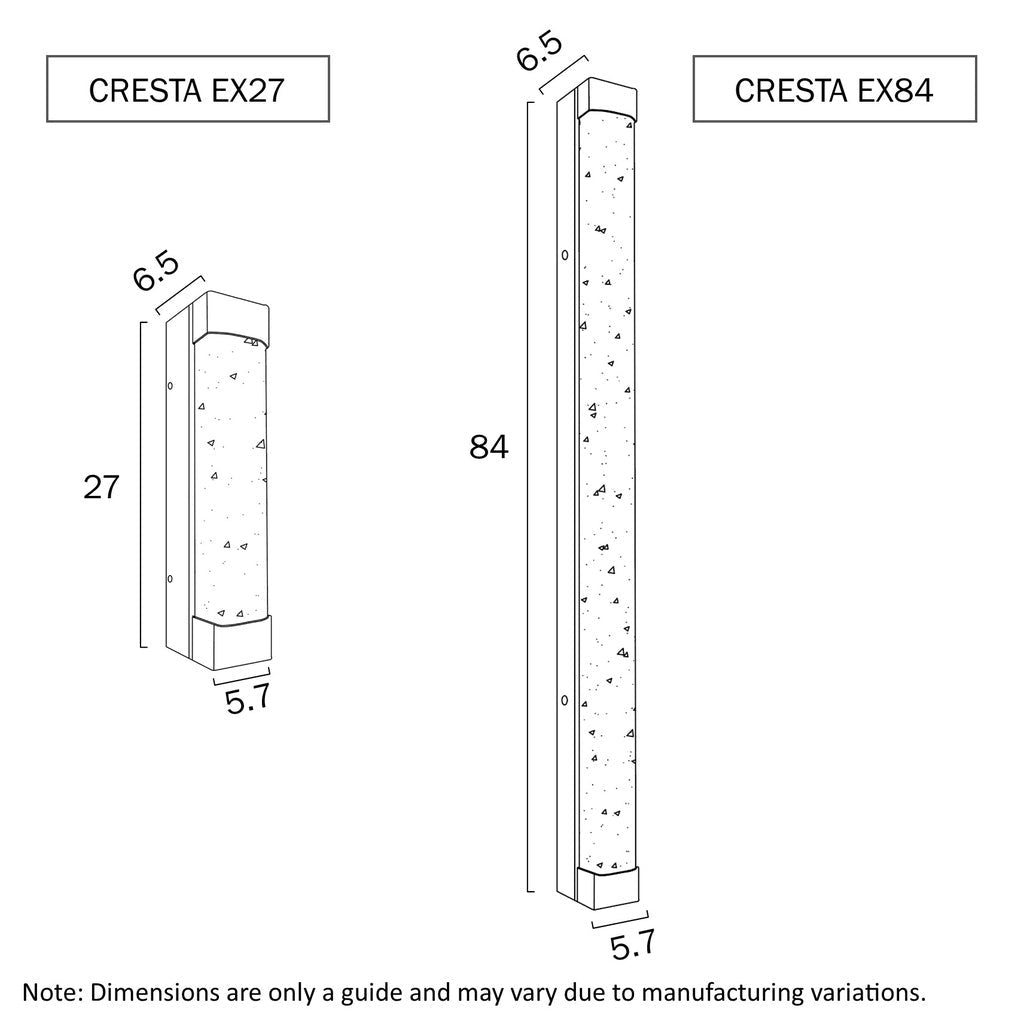 Telbix Cresta 84cm Exterior Led Wall Light Large - Mases LightingTelbix
